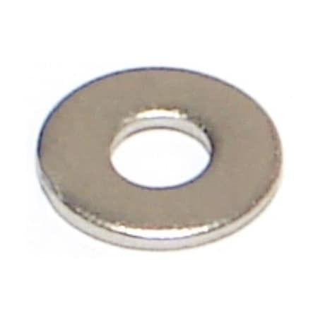 Midwest Fastener Flat Washer, For Screw Size #4 , 18-8 Stainless Steel 50 PK 68317